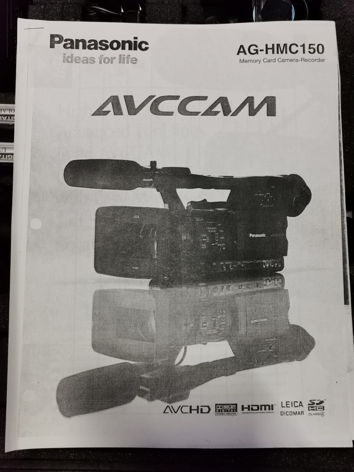 Videocámara Profesional Panasonic AG-HMC150 Descontinuada – Lente Leica Dicomar