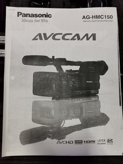 Videocámara Profesional Panasonic AG-HMC150 Descontinuada – Lente Leica Dicomar